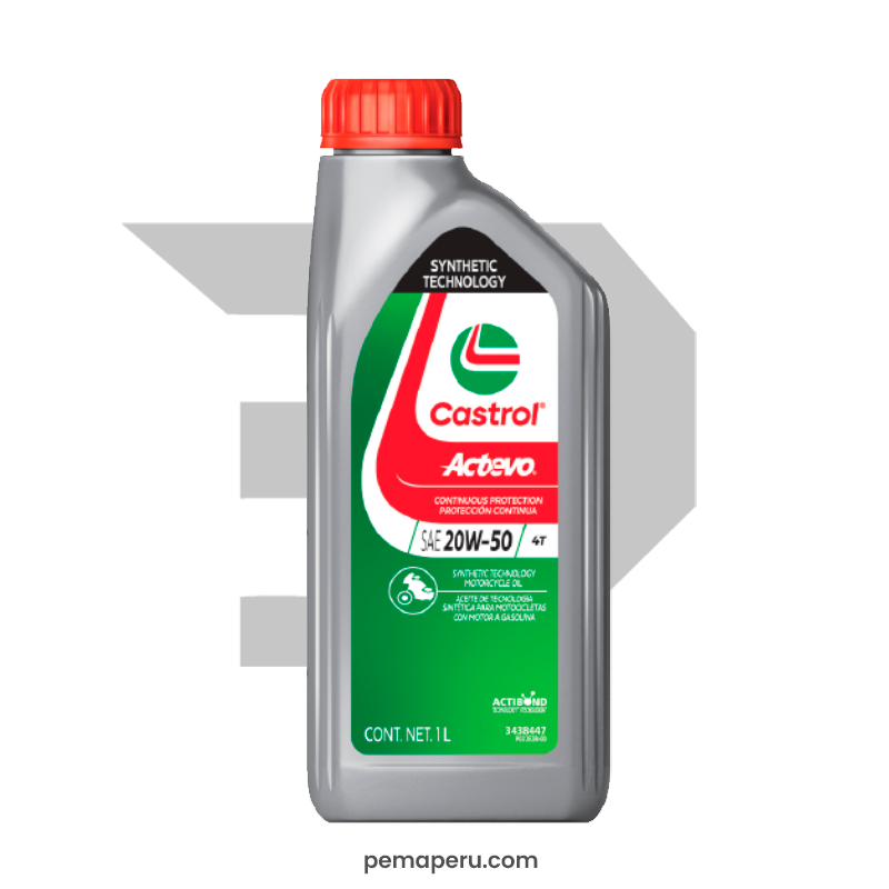 CASTROL ACTEVO 4T 20W-50 1L