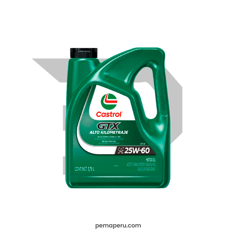Castrol GTX Alto Kilometraje 25W-60